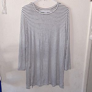 Old navy luxe striped tunic